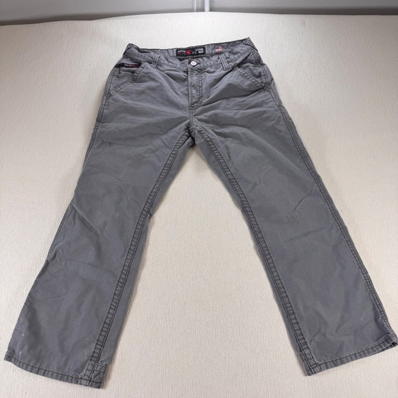 Ariat Other - Ariat FR M4 Relaxed Boot Cut Work Pants Mens 32x30 Gray Westex UltraSoft Canvas